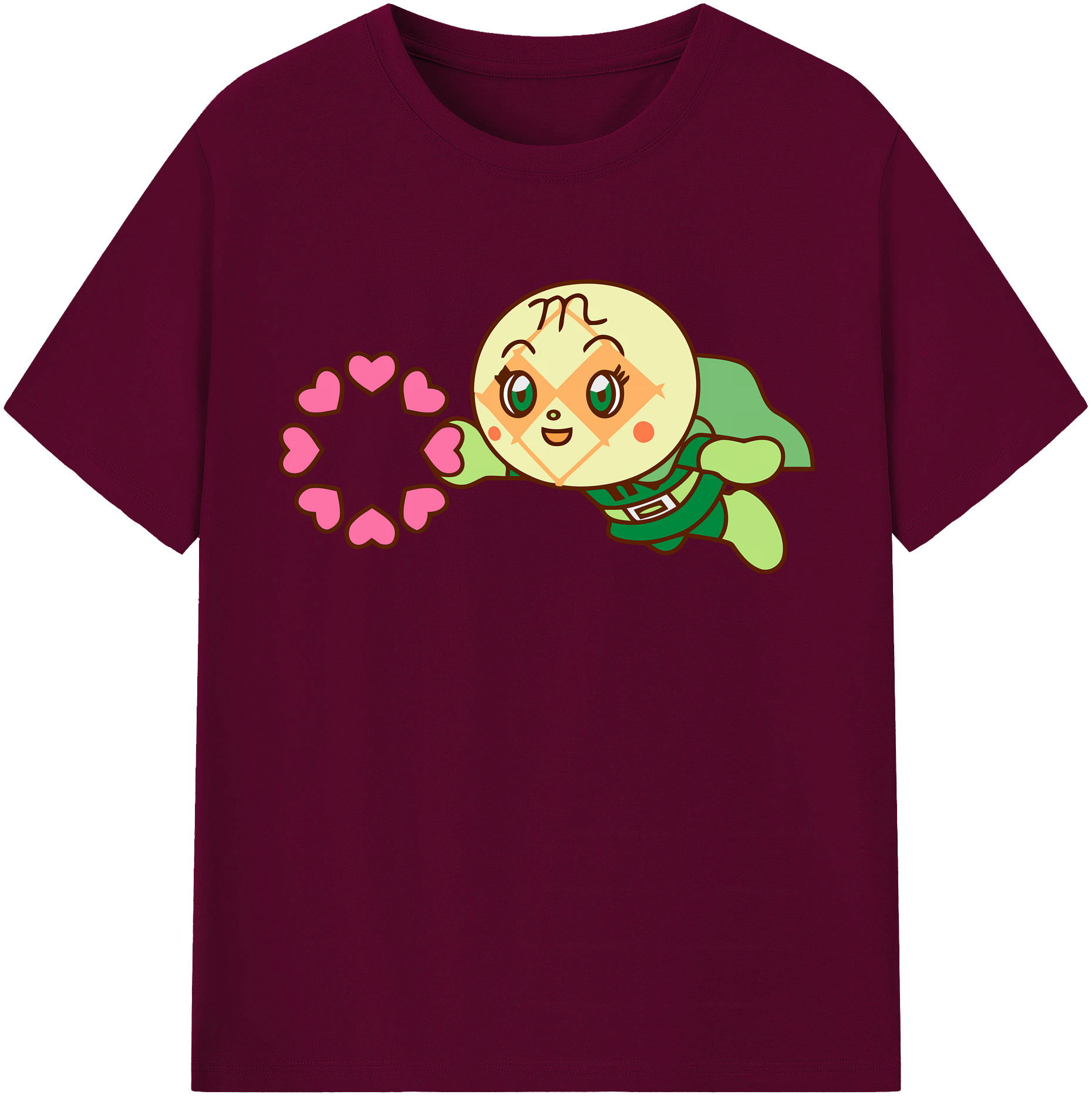 （画像用） アンパンマン Anpanman レディースカジュアルプリントTシャツ（綿100％）